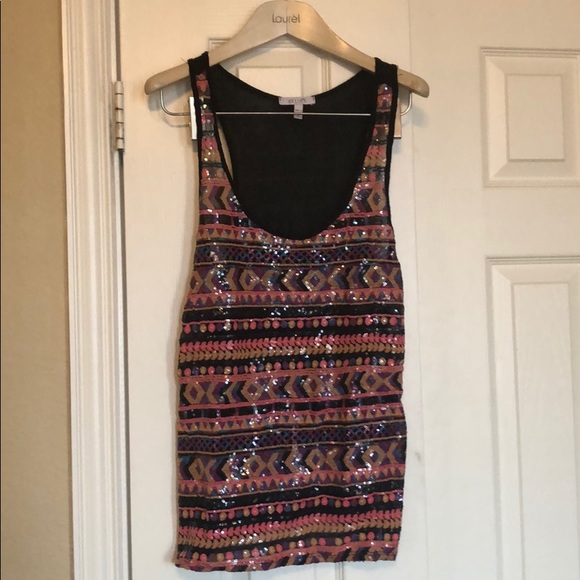 dELiA*s Tops - Delia’s Sequined Top- Size Med